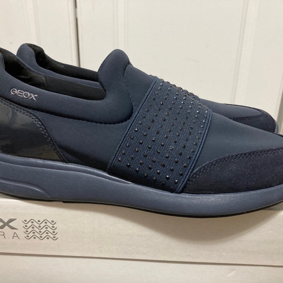 Geox Respira  Dark Navy Women's Sneakers EU 38/ US 8 - Picture 5 of 15